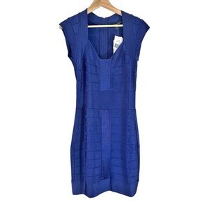 NWT! French Connection Blue Sleeveless Sheath Dress